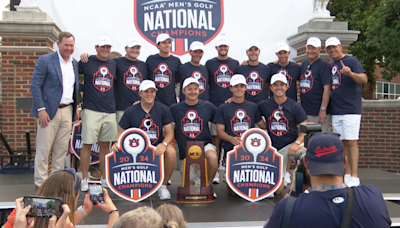 Auburn Men's Golf returns home as National Champions