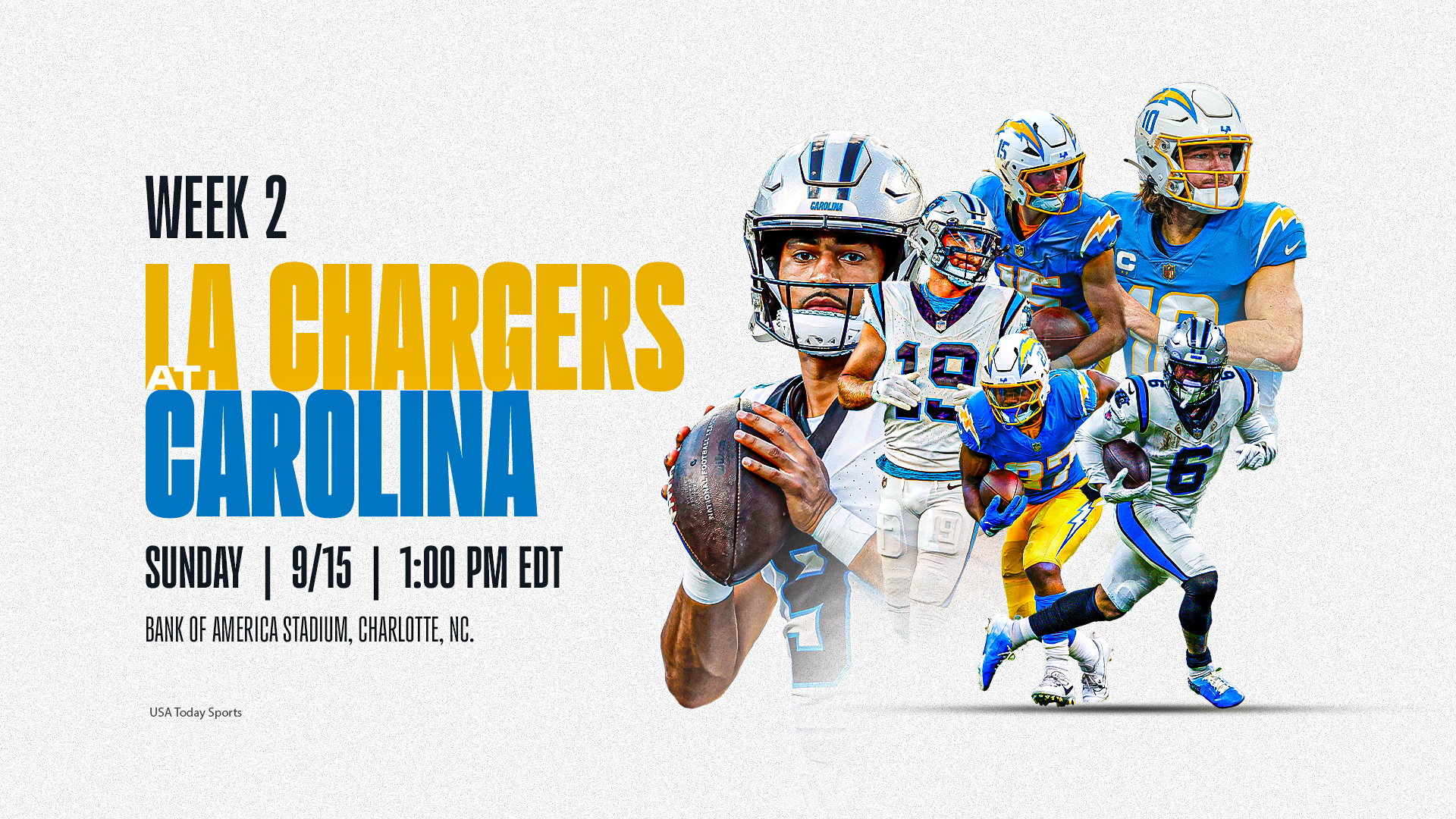 How to watch, listen, stream, wager Chargers vs. Panthers