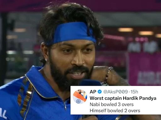 Hardik Pandya Underfire As Fans Slam Him After Mumbai Indians’ Defeat Against RR: ‘Worst Captain..’