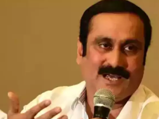 Stalin has no locus standi to talk about social justice: Anbumani | Chennai News - Times of India