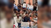 NEET-UG row: Members of Congress student wing barge into NTA office, demand its closure
