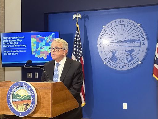 GOP Ohio Gov. Mike DeWine opposes fall ballot effort to replace troubled political mapmaking system - WTOP News