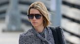 Jessica Biel looks glum while filming after Justin Timberlake arrested