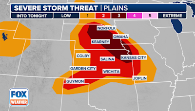 Kansas City threatened by 75+ mph winds as severe threat builds in Plains Friday