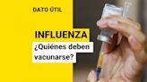 ¿Quiénes deben vacunarse contra la influenza?