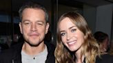 Emily Blunt on Being Neighbors with Friend Matt Damon: 'He's Just Always in His Slippers'