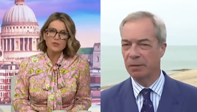 GMB slammed with Ofcom complaints over Susanna Reid interview that riled Nigel Farage