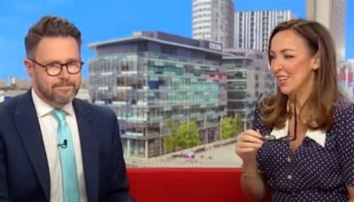 ‘Not this morning, it’s too raw’ begs Jon Kay as Sally Nugent bursts out laughing at death of beloved pet