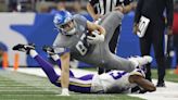 Detroit Lions' Sam LaPorta sets NFL record for catches by rookie TE, then injures knee