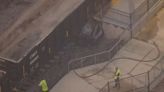 Cargo train crash causes road closures in downtown West Palm Beach