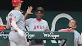 Angels beat Rangers 9-3 to give Ron Washington win in his 1st game as visiting manager in Texas