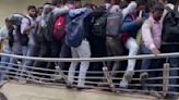 Gujarat: Railing collapse as 1,800 aspirants compete for 10 posts in Bharuch, Harsh Sanghavi reacts | VIDEO