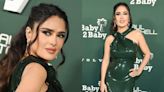 Salma Hayek Sparkles in Sequined Bottega Veneta Dress at Baby2Baby Gala