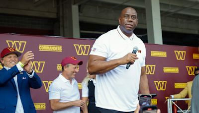 Commanders star Terry McLaurin has lunch with Magic Johnson