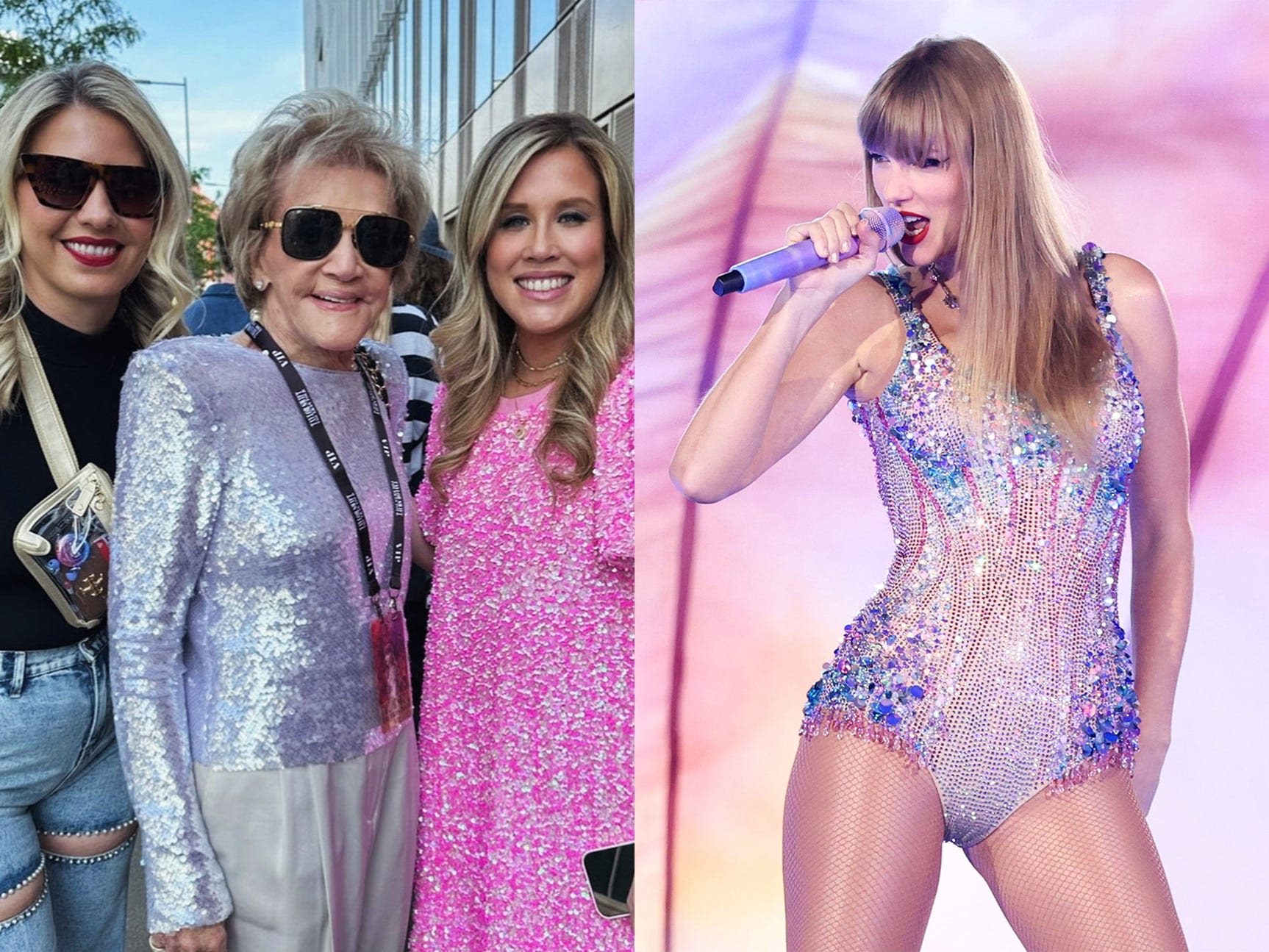 I'm 89 and a huge Taylor Swift fan. I didn't let my age stop me from flying to Paris to see her in concert.