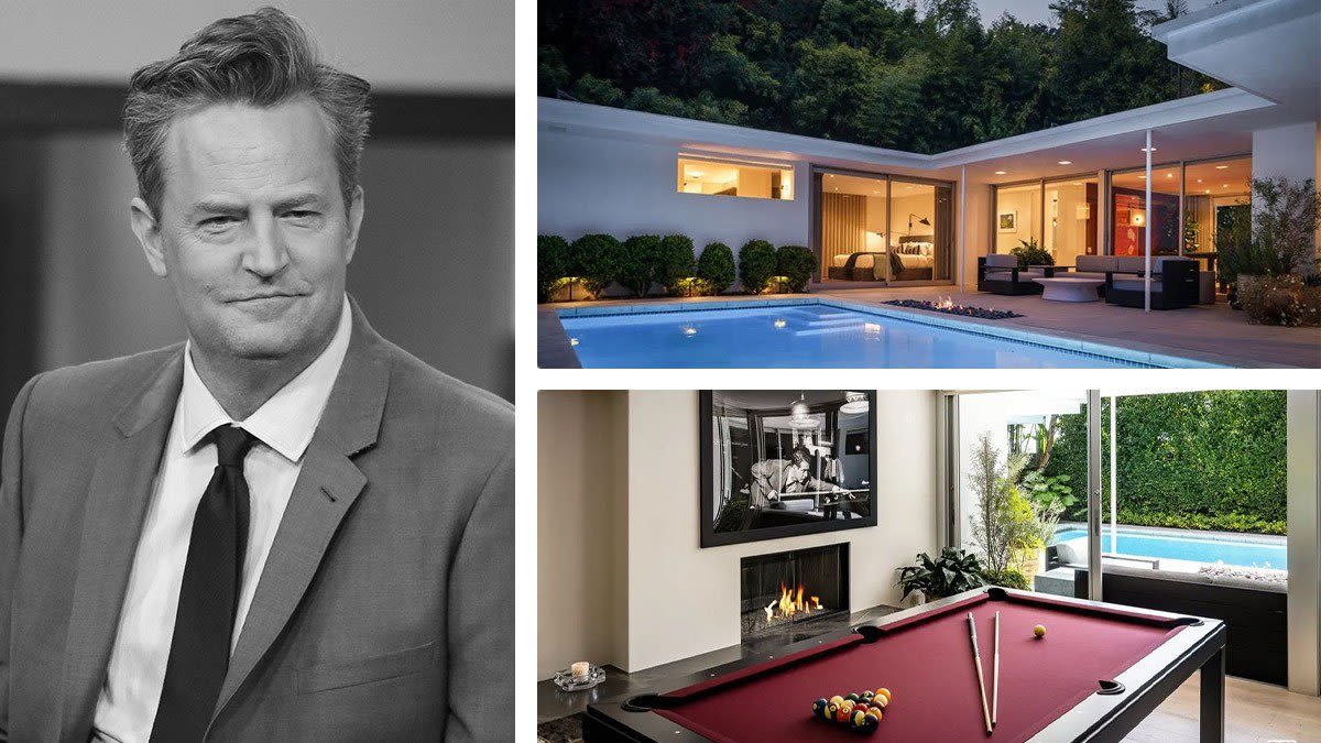 Matthew Perry's Hollywood Hills Home Hits the Market for $5.1M