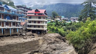 Watch: Footbridge and sheds washed away in Himachal Pradesh flash flood - CNBC TV18