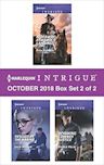 Harlequin Intrigue October 2018 - Box Set 2 of 2: Hideaway at Hawk's Landing\Rescued by the Marine\Wyoming Cowboy Justice