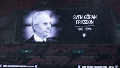 England pay moving tribute to Sven-Goran Eriksson ahead of Finland game