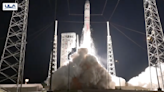 Astrobotic lander on its way to the moon with ULA's historic flight