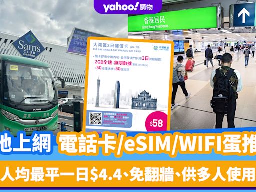 內地上網卡｜7大電話卡/eSIM/WIFI蛋推介！每人最平一日$4.4/免翻牆/供多人使用（附4大電訊商漫遊日費比拼）