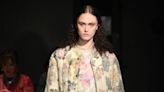 Kamala Harris' Stepdaughter Ella Emhoff Models Muted Florals on Collina Strada Runway at NYFW