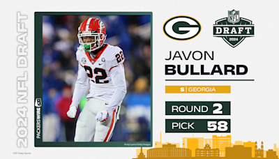 Georgia DB Javon Bullard goes No. 58 overall to Green Bay Packers in 2024 NFL draft