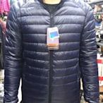 (深藍羽絨外套 羽絨衣 防潑水!抗風保暖!超輕盈比美uniqlo montbell和thenorthface 灰色黑色