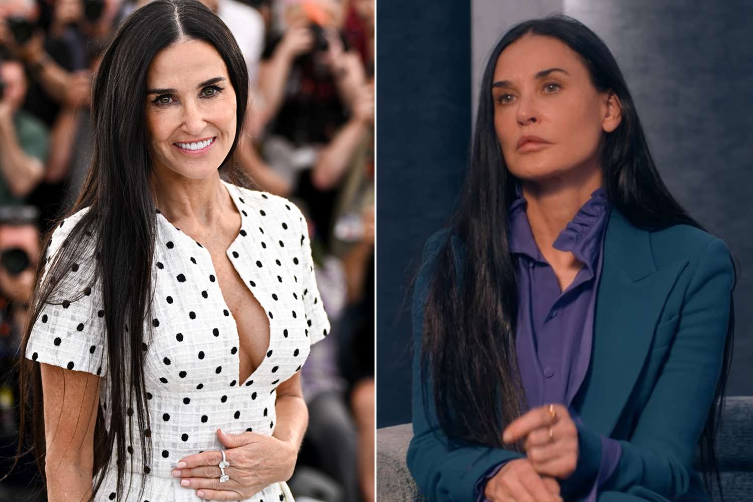 Demi Moore Recalls 'Very Vulnerable Experience' of Filming Full-Frontal Nude Scenes for “The Substance”