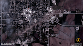 Satellite image shows scar left by tornado in Greenfield