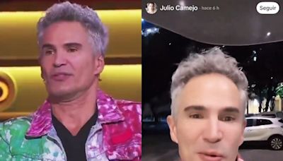 "Corren" a Julio Camejo en plena eliminación de "La casa de los famosos": "me mandaron patitas afuera"