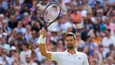 Novak Djokovic grinds out win over Scottish wild card Jacob Fearnley at Wimbledon