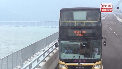 暴雨等影響港珠澳大橋穿梭巴士往珠海班次停運至本周六 - RTHK