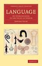 Language: An Introduction to the Study of Speech