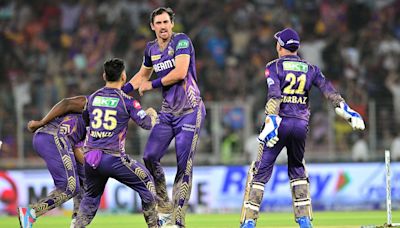 Mitchell Starc wins Player of the Match award in IPL 2024 Final