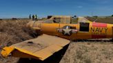 Vintage plane crashes in Stanislaus County