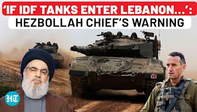 Hezbollah-Israel War Imminent? Nasrallah Says IDF Won’t Have Any Tanks Left If… | Gaza War