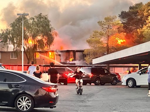 2 victims from raging Las Vegas apartment fire identified