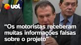 Motoristas de app: Marinho culpa 'fake news e desinformação' por reação negativa ao projeto; confira