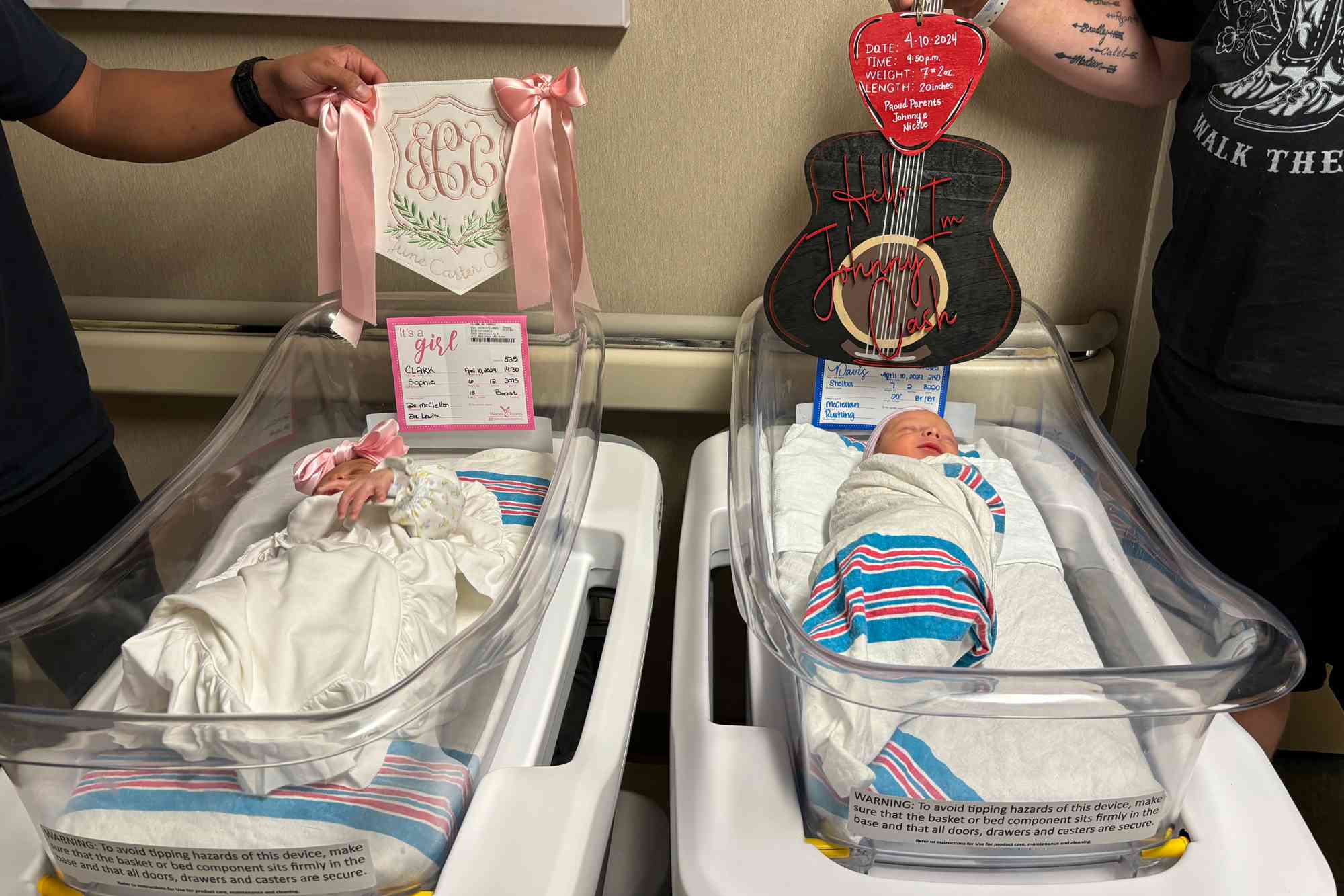 Moms Welcome Babies Named Johnny Cash and June Carter at Same Alabama Hospital on Same Day