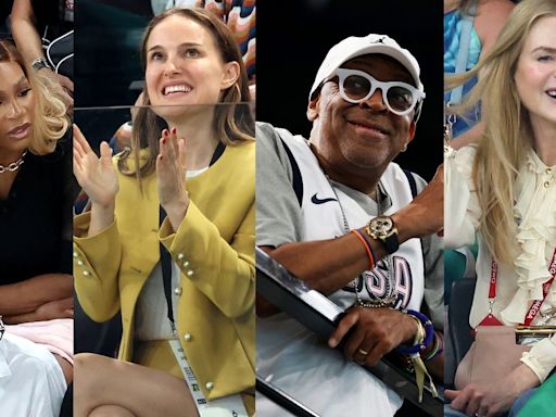 Em Paris, Serena Williams, Spike Lee, Nicole Kidman e Natalie Portman assistem à final da ginástica