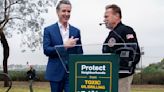 Newsom, celebrities and activists launch campaign to protect law limiting oil wells