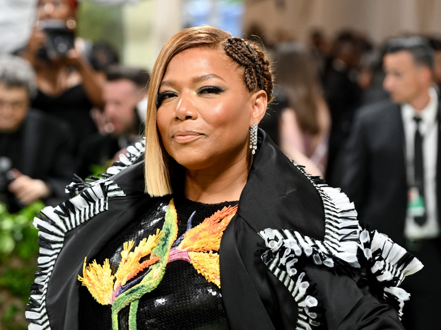 Queen Latifah Brought a Very Special, Rarely-Seen Guest to Her First Ever Met Gala