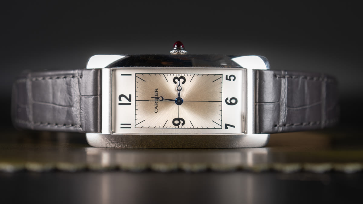 This Custom Platinum Cartier Tank Cintrée Blew Our Minds