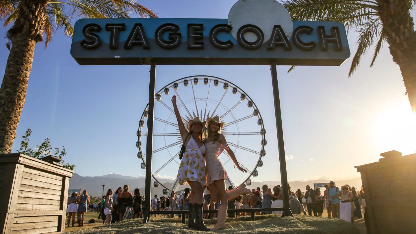 Charli D’Amelio Paired Her Little White Dress With a Bedazzled Cowboy Hat for Stagecoach