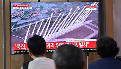 North Korea fires salvo of short-range ballistic missiles