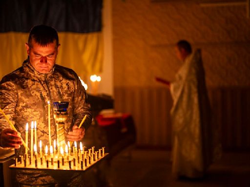 Ukraine marks its third Easter at war under fire from Russian drones