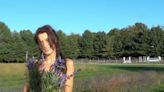 Bella Hadid Posed Topless in a Field of Lavender