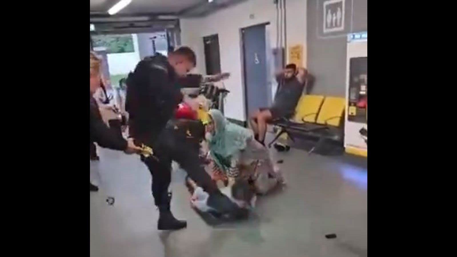 Millions outraged in Britain at savage police assault on family at Manchester Airport