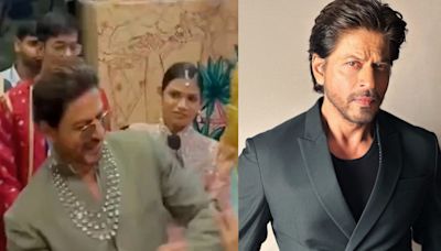 Shah Rukh Khan dancing to Tesher's song 'Young Shahrukh' at Anant Ambani's wedding cannot be missed; Watch